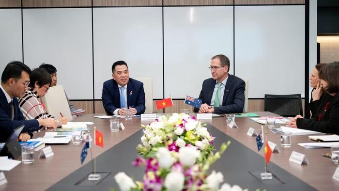 Phái đoàn Bộ Nông nghiệp và Môi trường do Thứ trưởng Đặng Ngọc Điệp dẫn đầu đến thăm trụ sở ACIAR tại Canberra để thảo luận về các hợp tác chiến lược trong tương lai ngày 11/8/2026. (Ảnh: ACIAR)