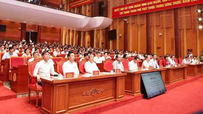 Các đại biểu tham dự Hội nghị. (Ảnh: QUANG THỌ)