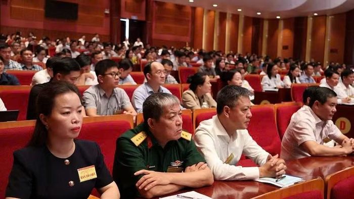 Các đại biểu tham dự Hội nghị. (Ảnh: QUANG THỌ)