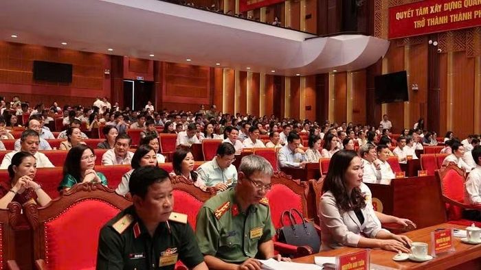 Các đại biểu tham dự Hội nghị. (Ảnh: QUANG THỌ)