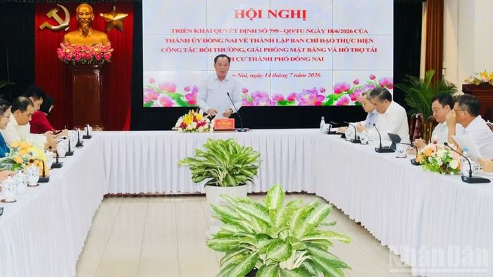 Phiên họp thứ nhất của Ban Chỉ đạo thực hiện công tác bồi thường, giải phóng mặt bằng và hỗ trợ tái định cư thành phố Đồng Nai.