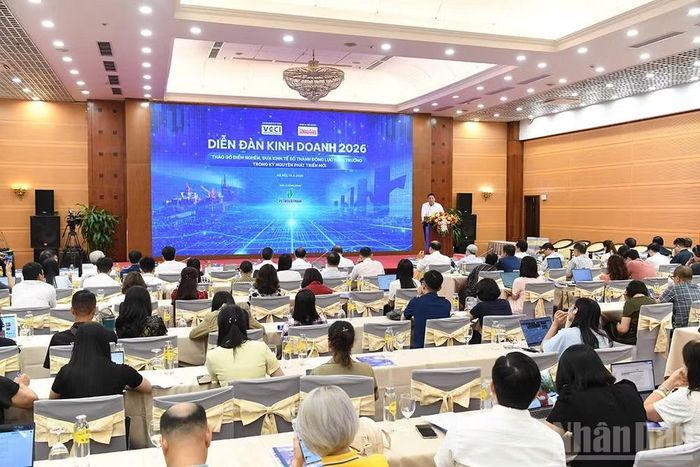 Diễn đàn kinh doanh 2026: Tháo gỡ điểm nghẽn, đưa kinh tế số thành động lực do Liên đoàn Thương mại và Công nghiệp Việt Nam (VCCI).