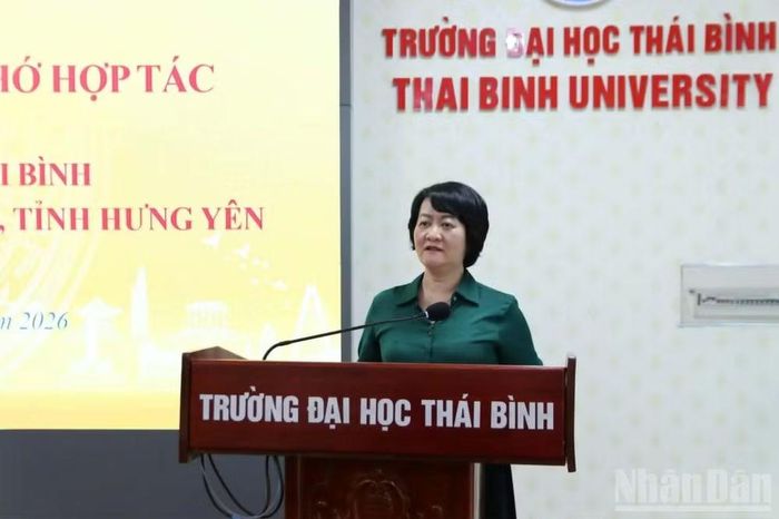 Bà Thái Thị Thu Hường, Giám đốc Sở Khoa học và Công nghệ tỉnh Hưng Yên khẳng định những nội dung hợp tác mang tính khả thi cao.