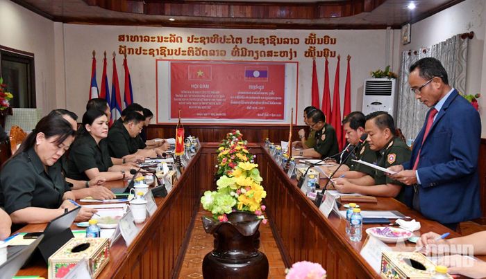 Quang cảnh buổi hội đàm.
