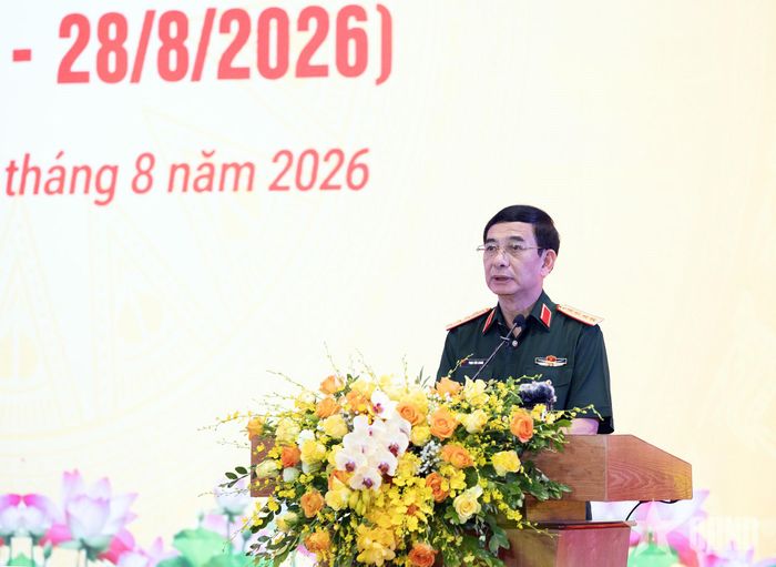 Đại tướng Phan Văn Giang phát biểu chúc mừng Bộ Công an và Bộ Ngoại giao nhân Ngày truyền thống.