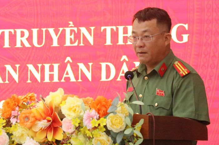 Trung tá Trần Hữu Hùng ôn lại truyền thống vẻ vang 81 năm xây dựng, chiến đấu và trưởng thành của lực lượng Công an nhân dân Việt Nam