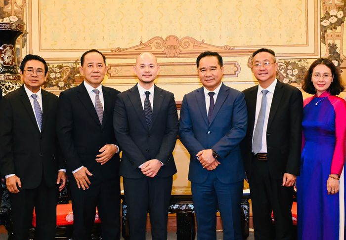  Các đại biểu dự buổi tiếp. Ảnh: VIỆT DŨNG 