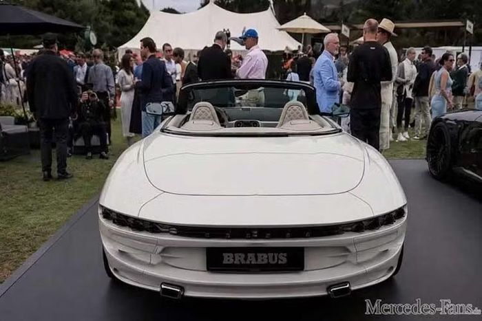 Dù được ra đời từ nền tảng của Aston Martin Vanquish nhưng Bodo Cabriolet sở hữu thiết kế ngoại thất không còn chút liên quan đến mẫu xe gốc. Phần đầu xe đi kèm lưới tản nhiệt cỡ lớn với các nan dọc nổi bật, kết hợp cùng các hốc hút gió đặc trưng được sơn màu đen và cụm đèn pha thiết kế riêng.