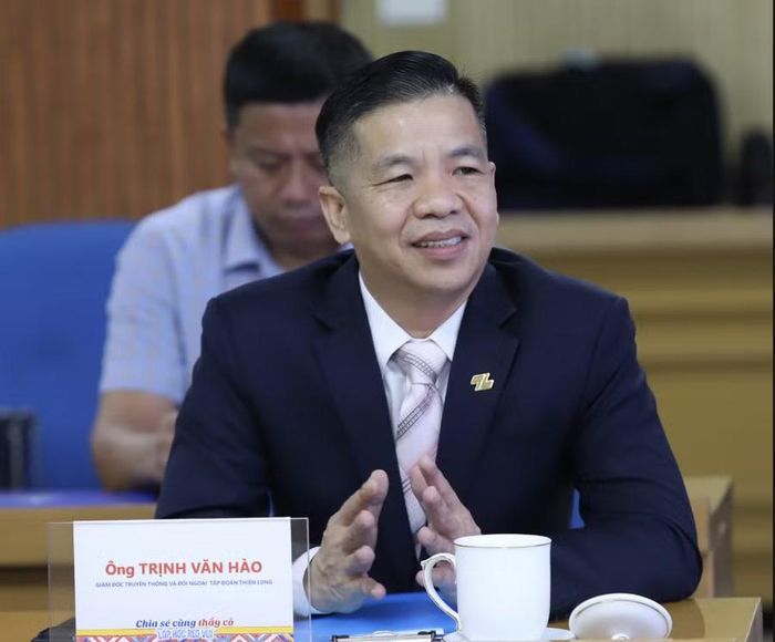 Ông Trịnh Văn Hào – Giám đốc Truyền thông và Đối ngoại, Tập đoàn Thiên Long.