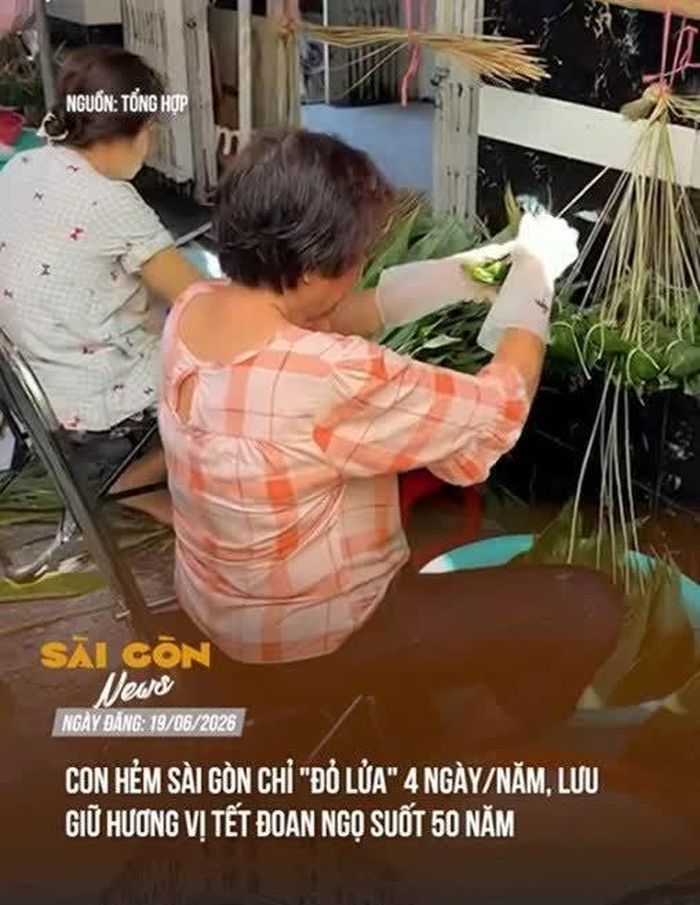  Hương vị ngày Tết Đoan ngọ được lưu giữ suốt 50 năm trong con hẻm Sài Gòn. (Nguồn: Sài Gòn News) 