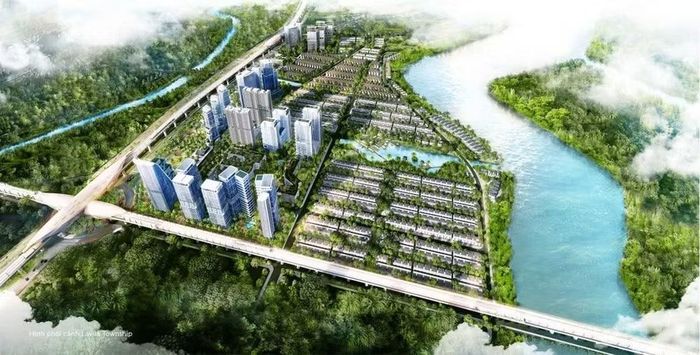Lavila Township 60ha của Kiến Á Group tại khu Nam TP.HCM. Ảnh: Arcadia at Lavila
