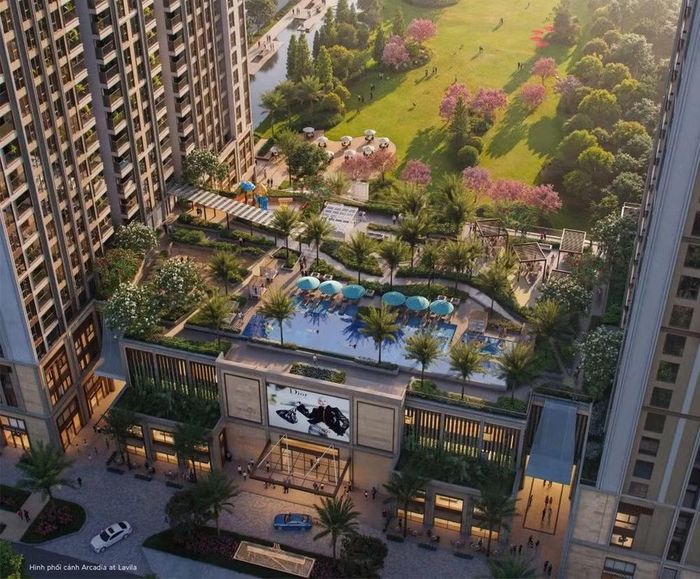 Phối cảnh Arcadia at Lavila - sản phẩm liên doanh giữa Kiến Á Group và Groupe Pierreval. Ảnh: Arcadia at Lavila