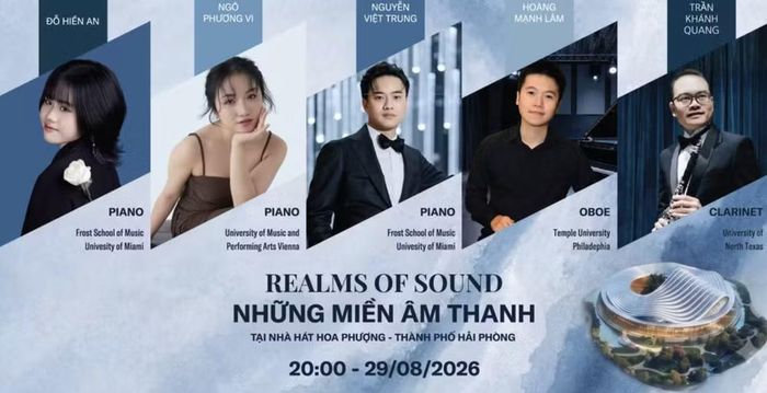 Hòa nhạc ‘Những miền âm thanh’ diễn ra vào tối 29/8 tại TP Hải Phòng. Ảnh: BTC
