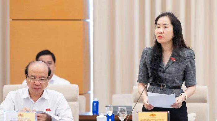  Phó Chủ nhiệm Ủy ban Kinh tế và Tài chính Đoàn Thị Thanh Mai. (Ảnh: QH) 