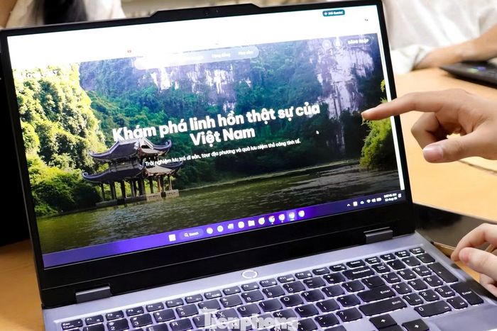 Giao diện chính của nền tảng SoulViet do các bạn trẻ Đà Nẵng phát triển.