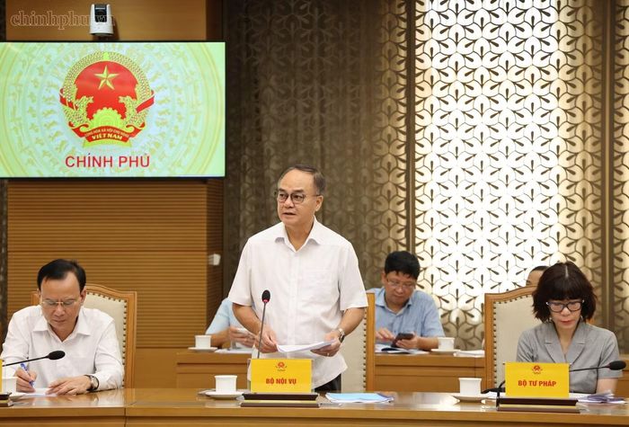 Thứ trưởng Bộ Nội vụ Vũ Chiến Thắng. (Ảnh: VGP)