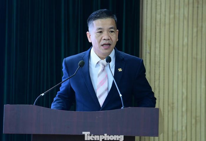  Ông Trịnh Văn Hào phát biểu tại chương trình. ﻿Ảnh: Xuân Tùng 