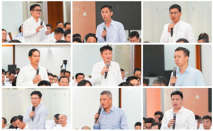Lãnh đạo các Ban chuyên môn, các đơn vị phát biểu tại Hội nghị