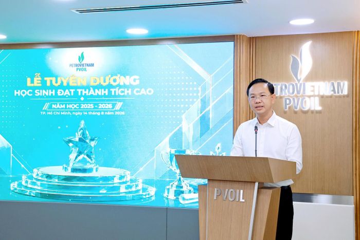 Ông Mai Xuân Hải - Chủ tịch Công đoàn PVOIL chúc các cháu có một chương trình thật ý nghĩa và khép lại mùa hè năm 2026 với những kỷ niệm thật đẹp để bước vào năm học mới với những cố gắng cao hơn, nỗ lực cao hơn và thành tích cao hơn.