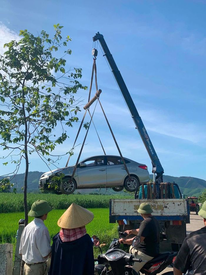 Hiện trường vụ tai nạn. Ảnh: D.Hoà 
