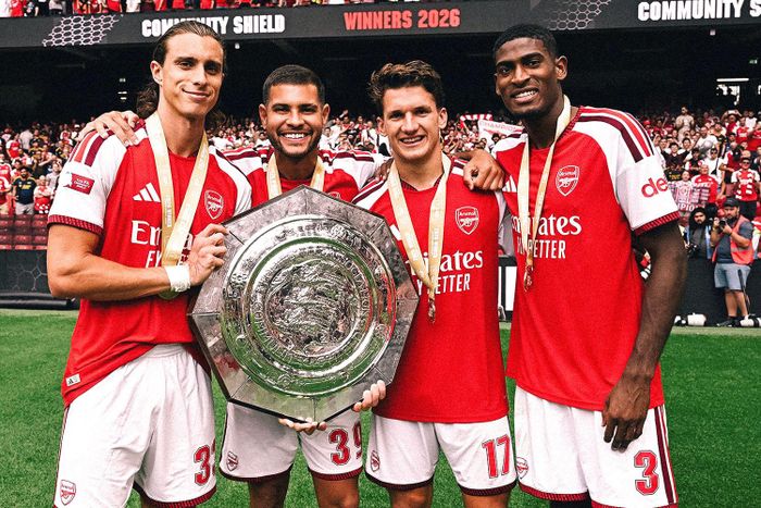 Bruno có danh hiệu trong lần ra mắt đội bóng mới. Ảnh: X/Arsenal