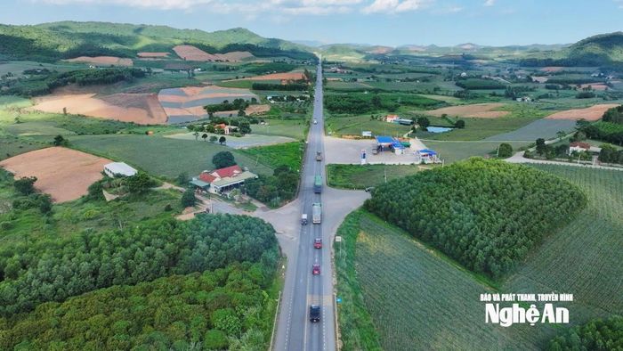 Toàn cảnh xã Quỳnh Thắng - Một trong những trọng điểm mở rộng KKT Đông Nam Nghệ An. Ảnh: P.V