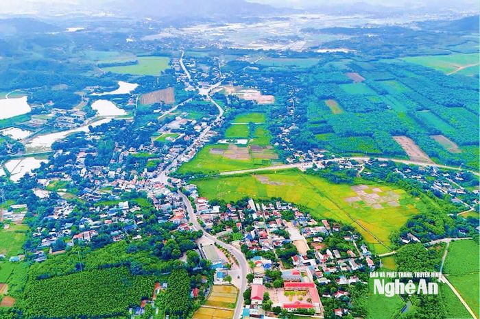 Một góc nông thôn mới ở Nghệ An.