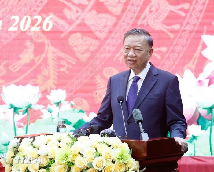 Tổng Bí thư, Chủ tịch nước Tô Lâm phát biểu. (Ảnh: Thống Nhất/TTXVN)