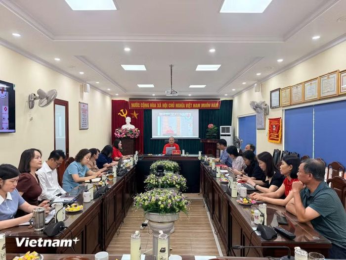 Điểm cầu trực tuyến ở thành phố Hải Phòng. (Ảnh: Ban Tổ chức)