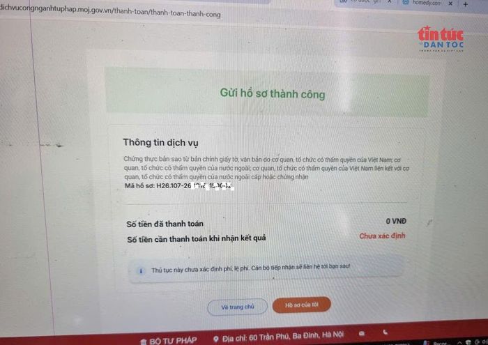 Sau một thời gian mò mẫm, người dùng cũng đã thực hiện gửi được hồ sơ nhưng không thanh toán trực tuyến qua QR như năm trước.