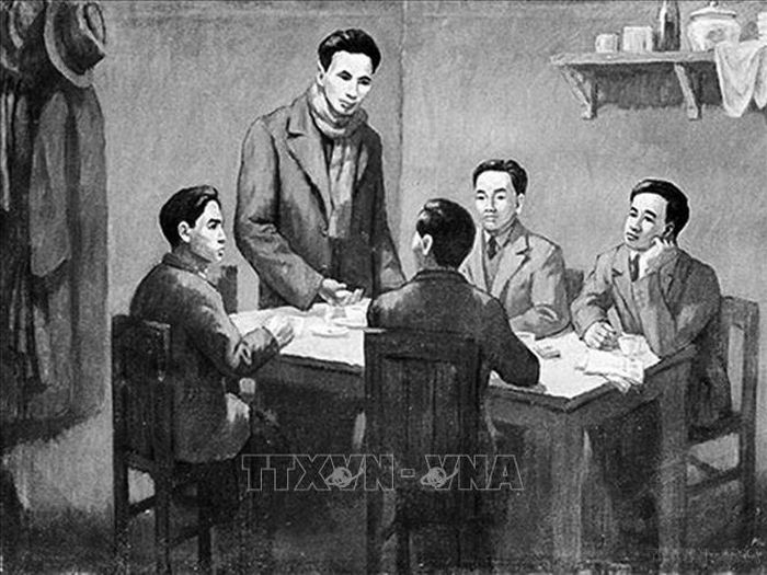 Cách mạng tháng Tám thành công là kết quả chuẩn bị chu đáo về mọi mặt của Đảng ta trong suốt 15 năm (1930 - 1945). Trong ảnh: Từ ngày 6/1 - 7/2/1930, Hội nghị hợp nhất các tổ chức Cộng sản, thành lập Đảng Cộng sản Việt Nam họp ở Hong Kong (Trung Quốc) dưới sự chủ trì của đồng chí Nguyễn Ái Quốc thay mặt cho Quốc tế Cộng sản. Ảnh: TTXVN phát