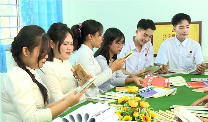 Học sinh trong giờ thực hành.