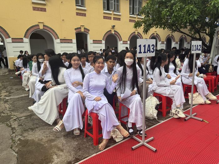 Học sinh TP Hồ Chí Minh trong lễ khai giảng năm học 2025 - 2026.