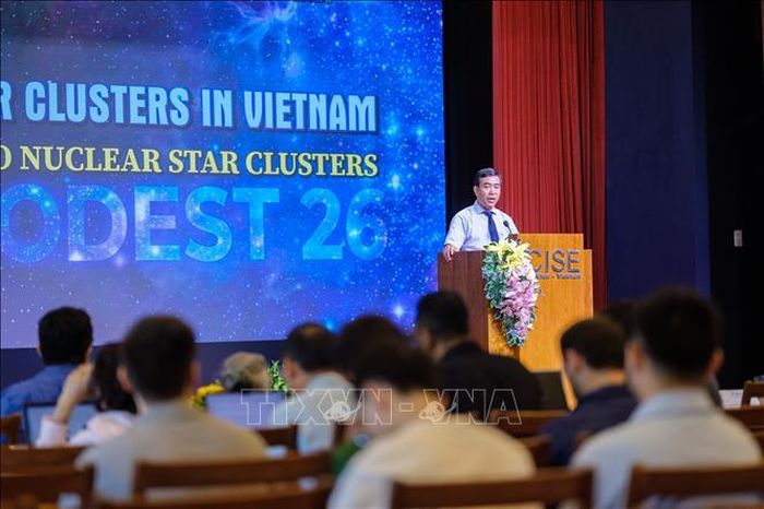 Phó Giám đốc Sở Khoa học và Công nghệ Gia Lai, TIến sỹ Nguyễn Hữu Hà phát biểu.