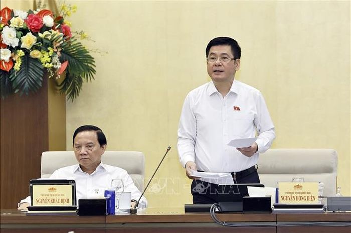 Phó Chủ tịch Quốc hội Nguyễn Hồng Diên phát biểu. Ảnh: Doãn Tấn/TTXVN