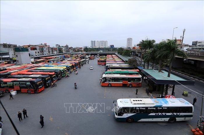 Bến xe Nước Ngầm. Ảnh tư liệu: Tuấn Anh/TTXVN