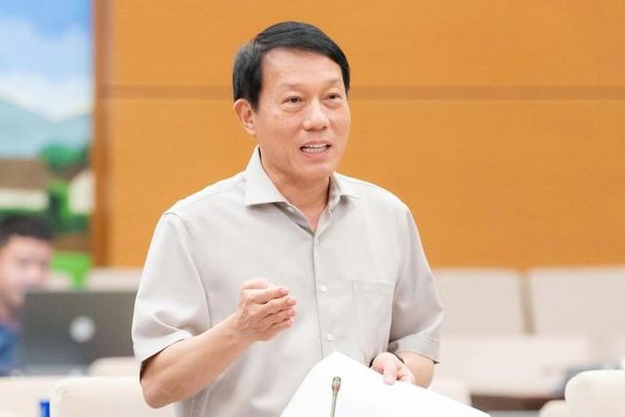Bộ trưởng Bộ Công an Lương Tam Quang (Ảnh: Media Quốc hội).