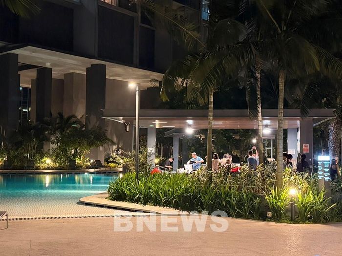 Tiện ích BBQ tại khu chung cư Parc Clematis đáp ứng nhu cầu gặp gỡ giao lưu của cư dân. Ảnh: Đỗ Vân/TTXVN