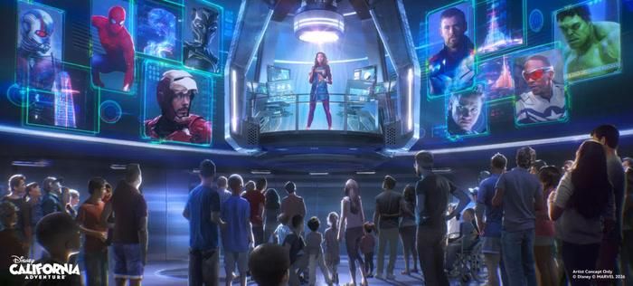 Robert Downey Jr, Chris Hemsworth, Jeremy Renner, Anthony Mackie và Iman Vellani trở lại trong phần phim Avengers. Ảnh: Disney