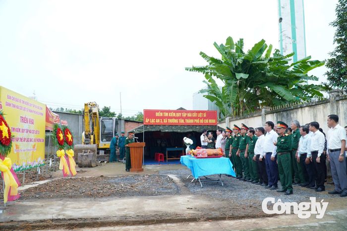TP.HCM triển khai tìm kiếm, quy tập 5 hài cốt liệt sĩ tại ấp Lạc An 3