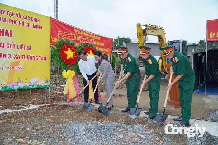 TP.HCM triển khai tìm kiếm, quy tập 5 hài cốt liệt sĩ tại ấp Lạc An 3.