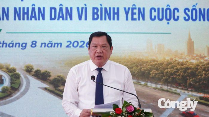 Ông Lâm Văn Bi - Phó Chủ tịch UBND tỉnh Cà Mau phát biểu tại buổi lễ (Ảnh: Hoàng Thành)
