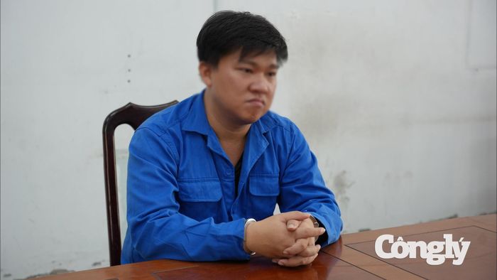 Đối tượng Phạm Đỗ Đăng Khoa tại cơ quan công an (Ảnh: Công an cung cấp)