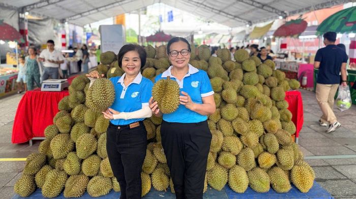 Sầu riêng, một loại quả có giá trị cao trong xuất khẩu của Việt Nam, không thể vắng mặt tại "Lễ hội Hương sắc trái cây 2026". Ảnh: Menas Group 