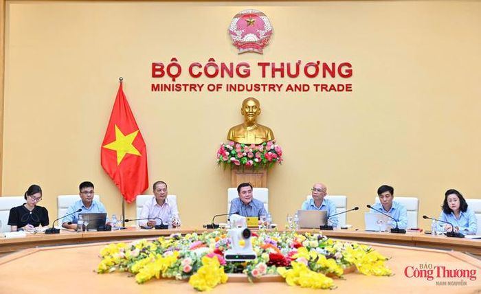 Thứ trưởng Nguyễn Sinh Nhật Tân phát biểu kết luận cuộc họp.
