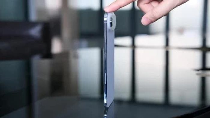 Thiết kế mỏng ấn tượng của iPhone Air.
