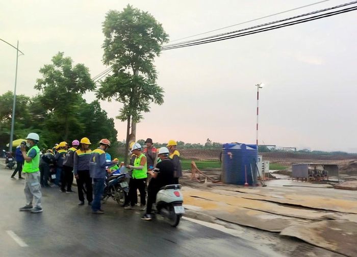 Nhiều dự án hạ tầng trọng điểm được triển khai kéo thu nhu cầu tuyển dụng lao động trong lĩnh vực xây dựng - hạ tầng tăng cao. Ảnh: Thu Hằng.