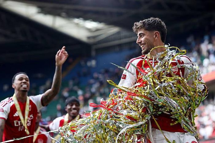 Kai Havertz tiếp tục chứng minh duyên ghi bàn ở các trận đấu lớn bằng pha chọn vị trí đánh đầu chuẩn xác.
