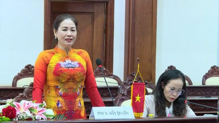  Phó Chủ tịch HĐND tỉnh Gia Lai Huỳnh Thúy Vân phát biểu tại buổi làm việc. Ảnh: Đức Hải 