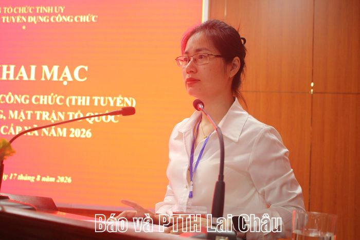 Hội đồng tuyển dụng công chức tỉnh năm 2026 triển khai nội quy thi.